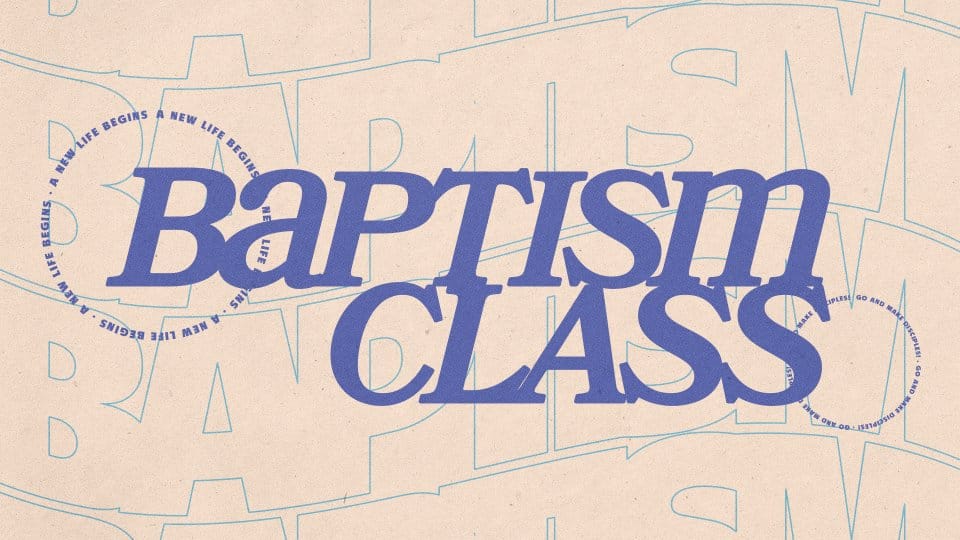 baptism class